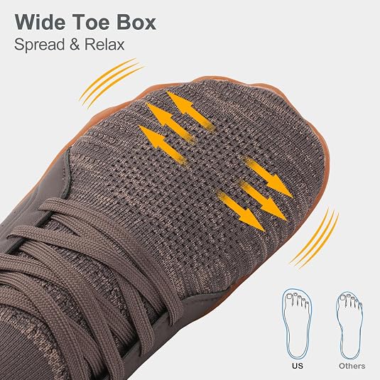 Amazon | relxfeet メンズ ベアフットトレイルランニングシューズ